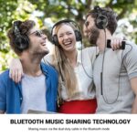 Auriculares estéreo Bluetooth inalámbricos montados en la cabeza, A70 Brown - Imagen 6
