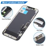 JK incell TFT Material Pantalla LCD y digitalizador Asamblea completa, For iPhone 12 / 12 Pro(JK inell) - Imagen 3