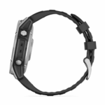 Garmin Fénix E AMOLED 47mm GPS Acero Inoxidable con Correa de Silicona Negra - Imagen 3