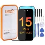 Pantalla OLED suave HXL para iPhone 15 Plus