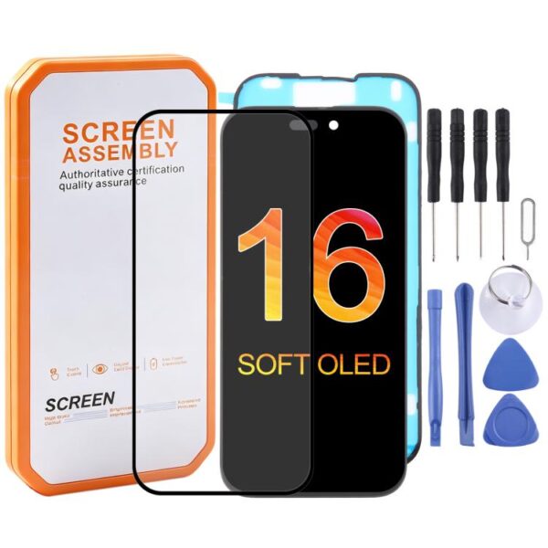Pantalla Completa Soft OLED HXL para Apple iPhone 16