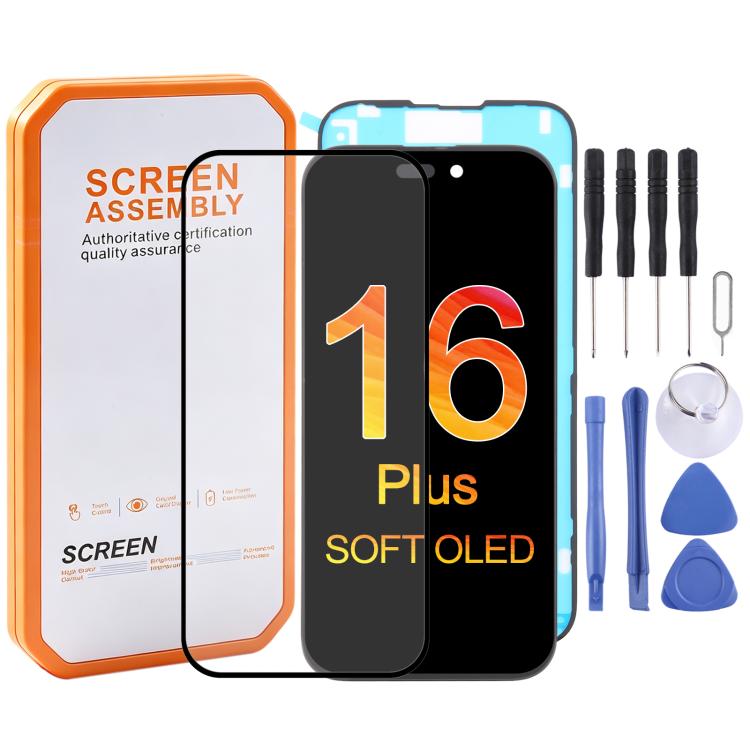 IP6P0253-1.jpg Pantalla Completa OLED HXL para Apple iPhone 16 Plus - Imagen 1
