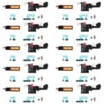 Para iPhone 16e, 10 juegos de altavoz, timbre, zumbador y malla antipolvo, For iPhone 16e