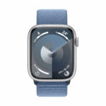 Apple Watch Series 9 GPS 45mm Aluminio Plata y Correa Deportiva Loop Azul (Winter Blue) - Imagen 2