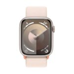 Apple Watch Series 9 GPS 41mm Aluminio Blanco y Correa Deportiva Loop Blanca (Starlight) - Imagen 2