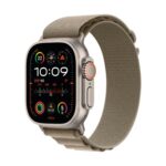 Apple Watch Ultra 2 GPS + Cellular 49mm Titanio con Correa Alpine Loop Verde Oliva - Talla L