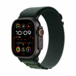Apple Watch Ultra 2 GPS + Cellular 49mm Titanio Negro con Correa Alpine Loop Verde Oscuro - Talla L
