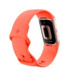 Fitbit Charge 6 Coral (Coral) y Cuerpo de Aluminio Oro Champagne - Imagen 4