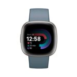 Fitbit Versa 4 Azul (Waterfall Blue) y Cuerpo de Aluminio Platino - Imagen 2