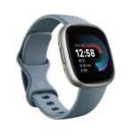 Fitbit Versa 4 Azul (Waterfall Blue) y Cuerpo de Aluminio Platino - Imagen 3