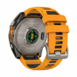Garmin Fénix 8 AMOLED 51mm GPS Sapphire Titanio con Correa de Silicona Naranja - Imagen 4