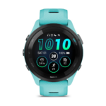 Garmin Forerunner 265 46mm GPS Bisel Negro con Correa Silicona Turquesa/Negro - Imagen 2