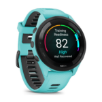 Garmin Forerunner 265 46mm GPS Bisel Negro con Correa Silicona Turquesa/Negro - Imagen 3