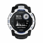 Garmin Instinct 3 Solar GPS 50mm Smartwatch Blanco con Correa Negra - Imagen 2