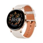 Huawei Watch GT 3 42mm Edición Elegant Dorado con Correa de Piel Blanca